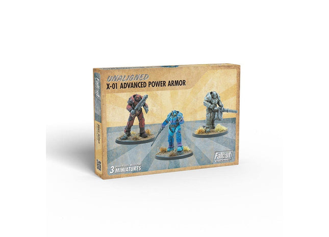 Gamers Guild AZ Modiphius Fallout: Wasteland Warfare: Unaligned: X-01 Power Armor (Pre-Order) AGD