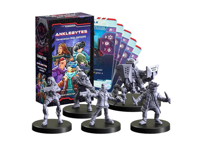 Gamers Guild AZ Monster Fight Club Cyberpunk RED: Combat Zone - Anklebytes: Generation RED Gangers ACD Distribution