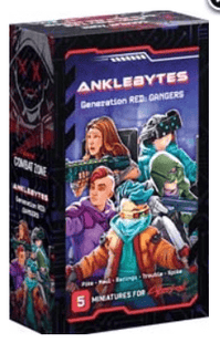 Gamers Guild AZ Monster Fight Club Cyberpunk RED: Combat Zone - Anklebytes, Generation RED Gangers AGD