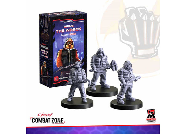 Gamers Guild AZ Monster Fight Club Cyberpunk Red: Combat Zone: Bring the Wreck (Zoner Gonks) (Pre-Order) GTS