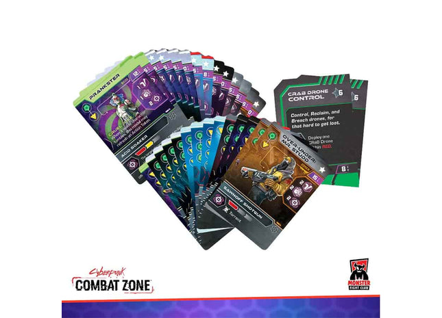 Gamers Guild AZ Monster Fight Club Cyberpunk Red: Combat Zone: Character Card Pack GTS