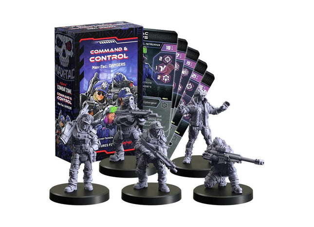 Gamers Guild AZ Monster Fight Club Cyberpunk RED: Combat Zone - Command & Control: MAX-TAC Gangers (Pre-Order) ACD Distribution