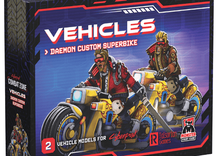 Gamers Guild AZ Monster Fight Club Cyberpunk RED: Combat Zone - Daemon Custom Superbike (Pre-Order) AGD