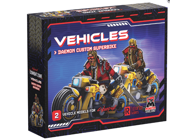 Gamers Guild AZ Monster Fight Club Cyberpunk RED: Combat Zone - Daemon Custom Superbike (Pre-Order) AGD