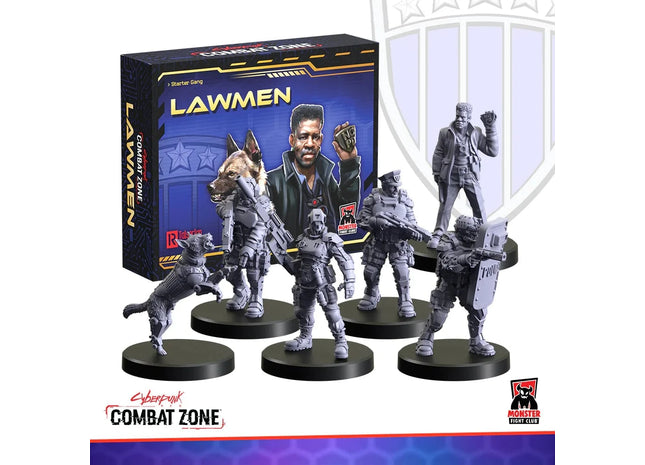 Gamers Guild AZ Monster Fight Club Cyberpunk RED: Combat Zone - Lawmen Starter AGD