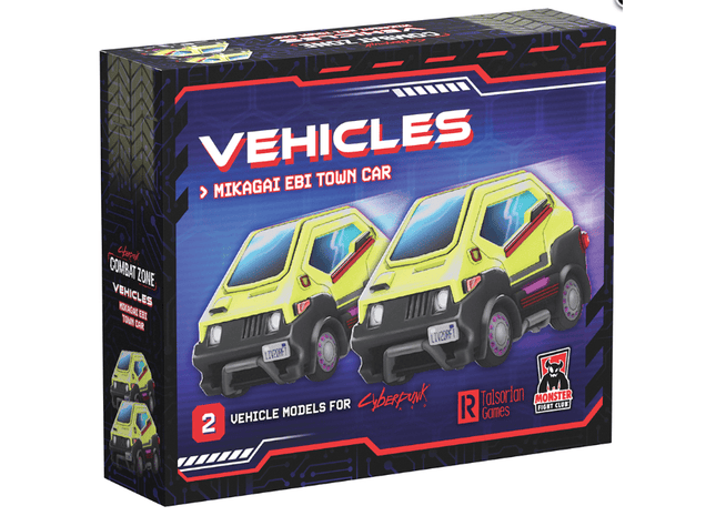 Gamers Guild AZ Monster Fight Club Cyberpunk RED: Combat Zone - Makigai Ebi Town Car (Pre-Order) AGD