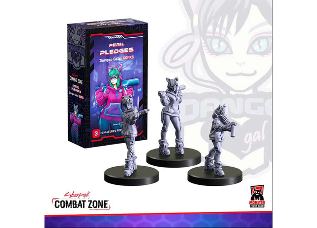 Gamers Guild AZ Monster Fight Club Cyberpunk Red: Combat Zone: Peril Pledges (Danger Gals Gonks) (Pre-Order) GTS