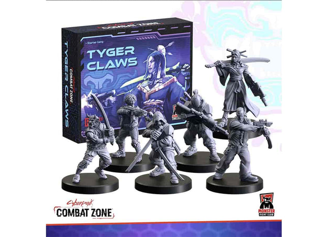 Gamers Guild AZ Monster Fight Club Cyberpunk Red: Combat Zone: Tyger Claw Faction Starter Box (Pre-Order) GTS