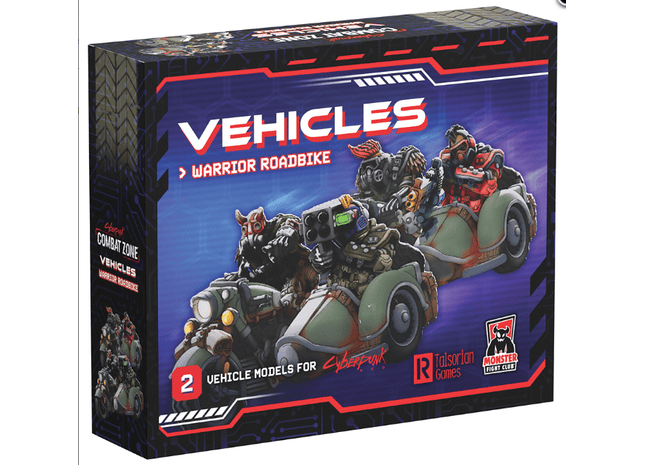 Gamers Guild AZ Monster Fight Club Cyberpunk RED: Combat Zone - Warrior Roadbike (Pre-Order) AGD