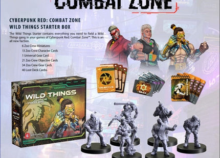 Gamers Guild AZ Monster Fight Club Cyberpunk Red: Combat Zone: Wild Things Starter (Pre-Order) AGD