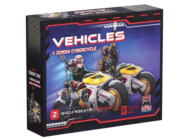 Gamers Guild AZ Monster Fight Club Cyberpunk RED: Combat Zone - Zonda Cybercycle (Pre-Order) AGD