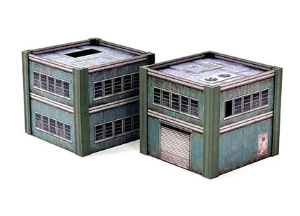 Gamers Guild AZ Monster Fight Club Metropolis Cityscapes: Two Small Steel Buildings GTS