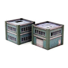 Gamers Guild AZ Monster Fight Club Metropolis Cityscapes: Two Small Steel Buildings GTS