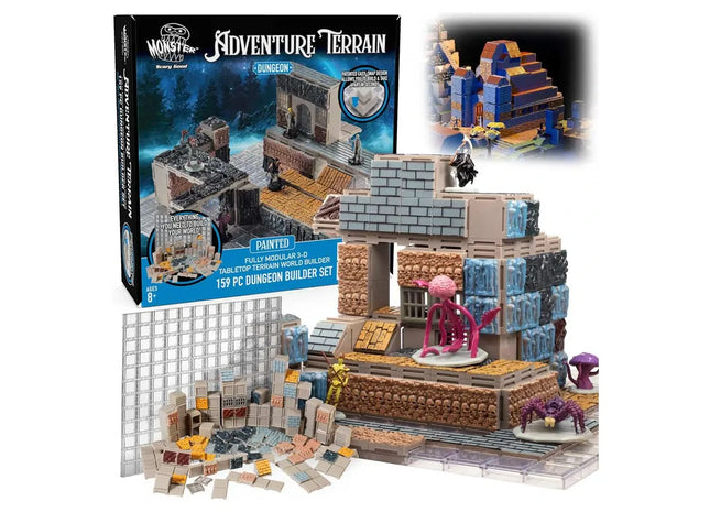 Gamers Guild AZ Monster Protectors Monster Adventure Terrain: Dungeon Builder Set (Painted) ACD Distribution