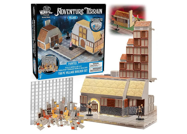 Gamers Guild AZ Monster Protectors Monster Adventure Terrain: Village Builder Set (Painted) ACD Distribution