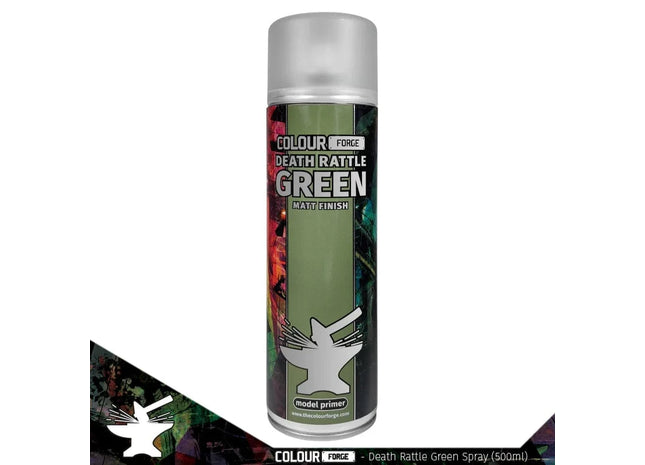 Gamers Guild AZ Monument Hobbies Colour Forge Spray: Death Rattle Green (500ml) (Pre-Order) Monument Hobbies