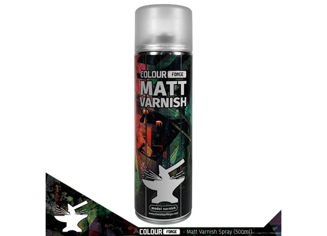 Gamers Guild AZ Monument Hobbies Colour Forge Spray: Matt Varnish (500ml) (Pre-Order) Monument Hobbies
