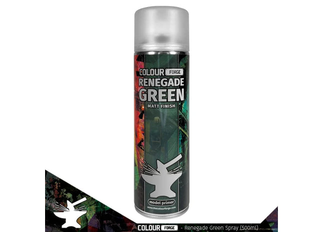 Gamers Guild AZ Monument Hobbies Colour Forge Spray: Renegade Green (500ml) (Pre-Order) Monument Hobbies