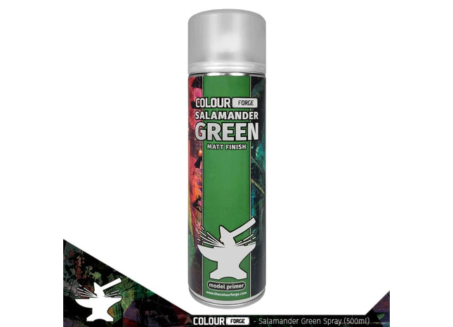 Gamers Guild AZ Monument Hobbies Colour Forge Spray: Salamander Green (500ml) (Pre-Order) Monument Hobbies