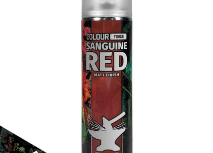 Gamers Guild AZ Monument Hobbies Colour Forge Spray: Sanguine Red (500ml) (Pre-Order) Monument Hobbies