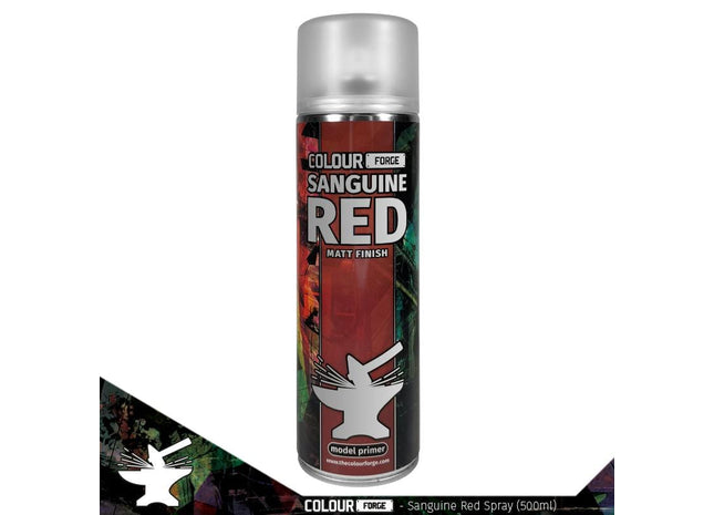 Gamers Guild AZ Monument Hobbies Colour Forge Spray: Sanguine Red (500ml) (Pre-Order) Monument Hobbies