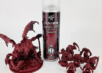 Gamers Guild AZ Monument Hobbies Colour Forge Spray: Signature Series – Reliquary Red (500ml) (Pre-Order) Monument Hobbies