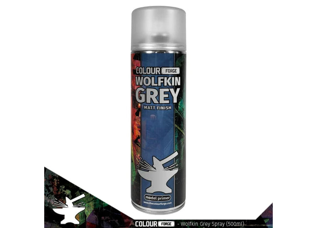 Gamers Guild AZ Monument Hobbies Colour Forge Spray: Wolfkin Grey (500ml) (Pre-Order) Monument Hobbies