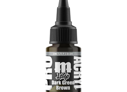 Gamers Guild AZ Monument Hobbies Pro Acryl: 1-Step Paint: Dark Green Brown Monument Hobbies