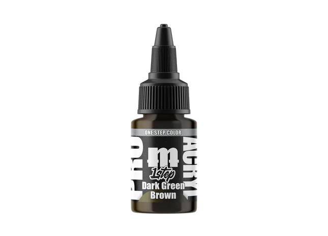 Gamers Guild AZ Monument Hobbies Pro Acryl: 1-Step Paint: Dark Green Brown Monument Hobbies