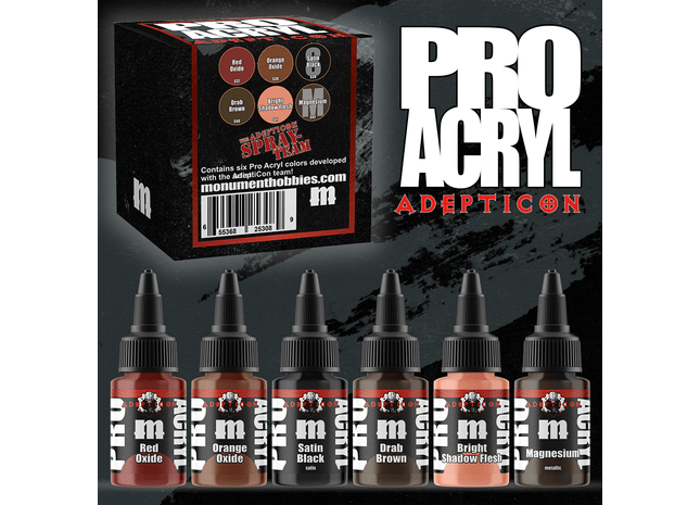 Gamers Guild AZ Monument Hobbies Pro Acryl: Expansion - AdeptiCon Spray Team Set Monument Hobbies