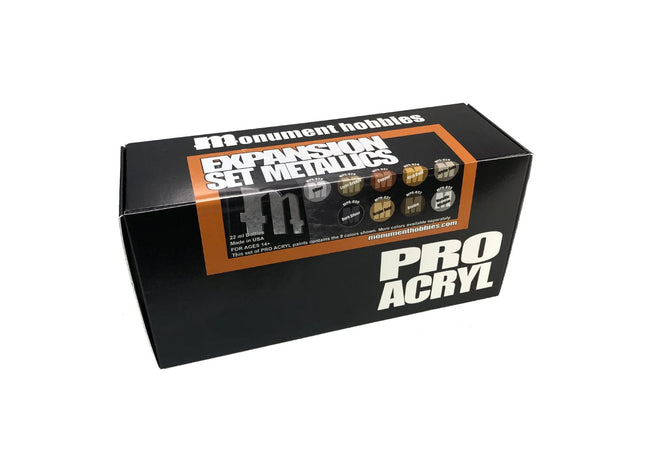 Gamers Guild AZ Monument Hobbies Pro Acryl: Expansion - Set Metallics Monument Hobbies