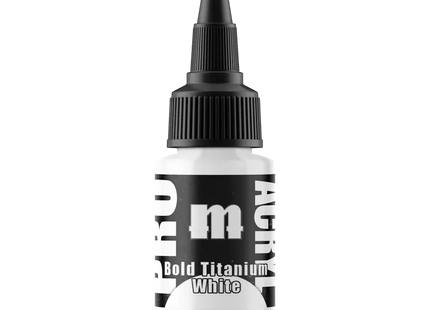 Gamers Guild AZ Monument Hobbies Pro Acryl: Paint - 001 Bold Titanium White Monument Hobbies