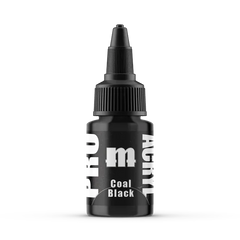 Gamers Guild AZ Monument Hobbies Pro Acryl: Paint - 002 Coal Black Monument Hobbies