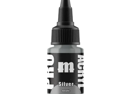 Gamers Guild AZ Monument Hobbies Pro Acryl: Paint - 025 Silver Monument Hobbies