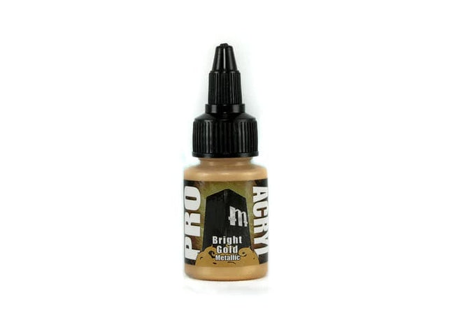 Gamers Guild AZ Monument Hobbies Pro Acryl: Paint - 031 Bright Gold Monument Hobbies