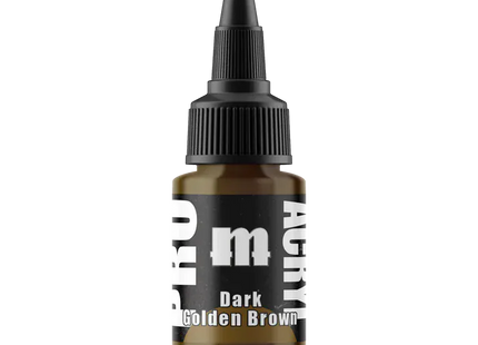 Gamers Guild AZ Monument Hobbies Pro Acryl: Paint - 062 Dark Golden Brown Monument Hobbies