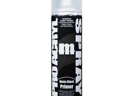 Gamers Guild AZ Monument Hobbies Pro Acryl Spray: Primer - Matte Black Primer Monument Hobbies