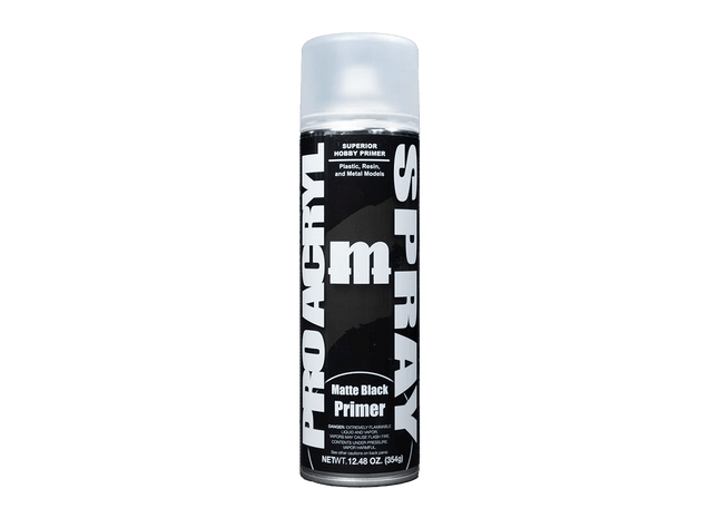Gamers Guild AZ Monument Hobbies Pro Acryl Spray: Primer - Matte Black Primer Monument Hobbies
