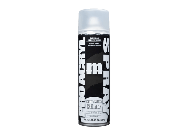 Gamers Guild AZ Monument Hobbies Pro Acryl Spray: Primer - Matte White Primer Monument Hobbies