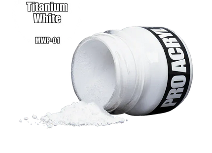 Gamers Guild AZ Monument Hobbies Pro Acryl: Weathering Pigments 01 - Titanium White Monument Hobbies