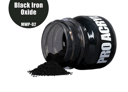 Gamers Guild AZ Monument Hobbies Pro Acryl: Weathering Pigments 02 - Black Iron Oxide Monument Hobbies