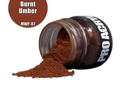 Gamers Guild AZ Monument Hobbies Pro Acryl: Weathering Pigments 07 - Burnt Umber Monument Hobbies