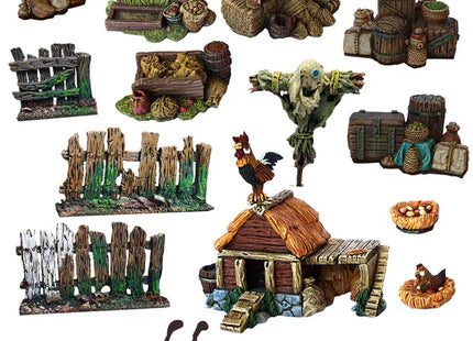 Gamers Guild AZ Moonstone Moonstone: Bumbleton Farm Scatter Terrain Goblin King Games