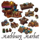 Gamers Guild AZ Moonstone Moonstone: Machburg Market Scatter Terrain Goblin King Games