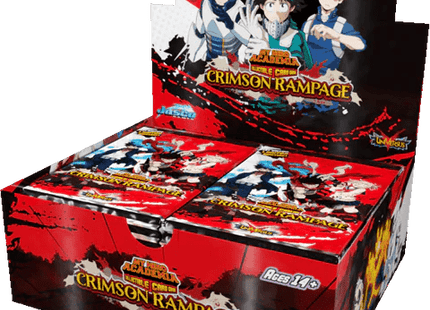 My Hero Academia CCG: Series 2 - Crimson Rampage Booster Box Gamers Guild AZ My Hero Academia CCG: Series 2 - Crimson Rampage Booster Box Gamers Guild AZ