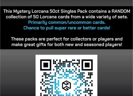 Gamers Guild AZ Mystery Bag Mystery Lorcana 50ct Singles Pack Gamers Guild AZ
