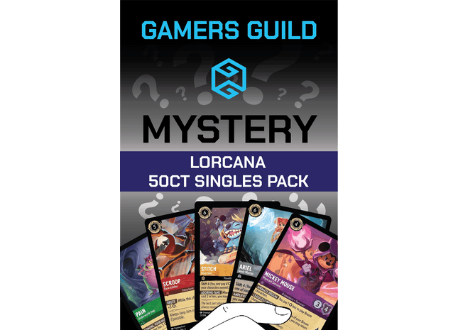 Gamers Guild AZ Mystery Bag Mystery Lorcana 50ct Singles Pack Gamers Guild AZ