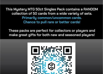 Gamers Guild AZ Mystery Bag Mystery Magic the Gathering 50ct Singles Pack Gamers Guild AZ