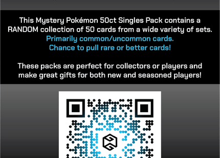 Gamers Guild AZ Mystery Bag Mystery Pokémon TCG 50ct Singles Pack Gamers Guild AZ