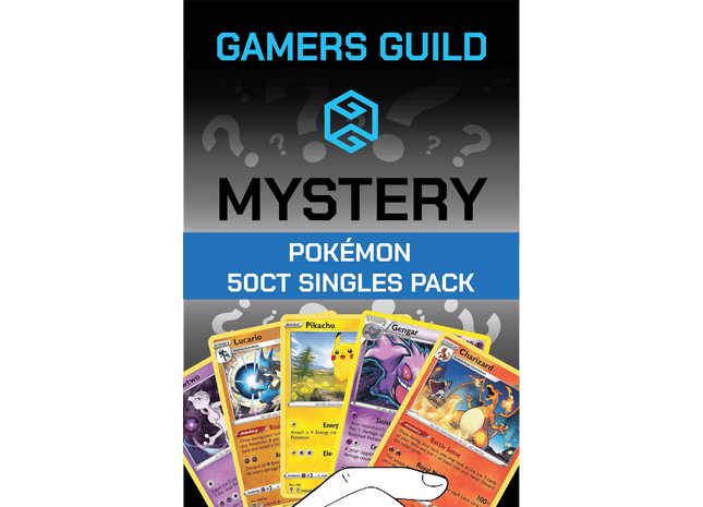 mystery pack pokemon cards Mystery Pokémon TCG 50ct Singles Pack – Gamers Guild AZ